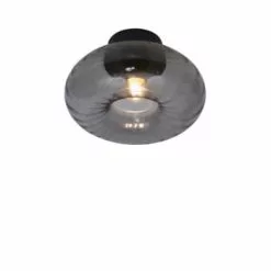 It's About Romi Suspensions Plafonnier En Verre Noir, H. 18cm -Luminaires Soldes plafonnier en verre noir h 18cm 5