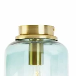 QAZQA Suspensions Plafonnier En Verre Vert -Luminaires Soldes plafonnier en verre vert 4