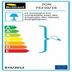 Brilliant Suspensions Plafonnier Ou Applique Murale Métal Or/verre D30cm -Luminaires Soldes plafonnier ou applique murale metal or verre d30cm 2