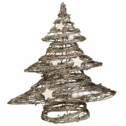 Maisons Du Monde Sapins De Noël Sapin Lumineux En Rotin H40