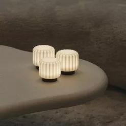 Atelier Pierre Lampes à Poser Set De 3 Lampes Dentelles 9cm Pvc Noir -Luminaires Soldes set de 3 lampes dentelles 9cm pvc noir 5