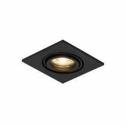 QAZQA Appliques Murales Et Spots Spot à Encastrer En Aluminium Noir -Luminaires Soldes spot a encastrer en aluminium noir 10