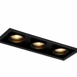 QAZQA Appliques Murales Et Spots Spot à Encastrer En Aluminium Noir -Luminaires Soldes spot a encastrer en aluminium noir 5