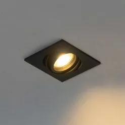 QAZQA Appliques Murales Et Spots Spot à Encastrer En Aluminium Noir -Luminaires Soldes spot a encastrer en aluminium noir 8