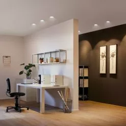 Paulmann Appliques Murales Et Spots Spot à Encastrer En Métal Blanc -Luminaires Soldes spot a encastrer en metal blanc 3