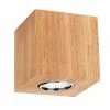 Britop Lighting Appliques Murales Et Spots Spot Carré Bois L10cm H10cm