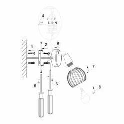 Keria Appliques Murales Et Spots Spot Mural 1 Lumières En Métal Noir -Luminaires Soldes spot mural 1 lumieres en metal noir 4