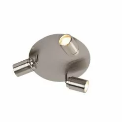 QAZQA Appliques Murales Et Spots Spot Plafond En Acier -Luminaires Soldes spot plafond en acier 4