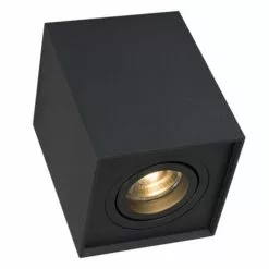 QAZQA Appliques Murales Et Spots Spot Plafond En Acier Noir -Luminaires Soldes spot plafond en acier noir 17