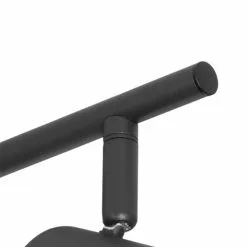 QAZQA Appliques Murales Et Spots Spot Plafond En Acier Noir -Luminaires Soldes spot plafond en acier noir 34