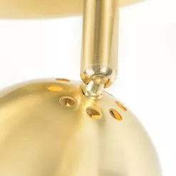 QAZQA Appliques Murales Et Spots Spot Plafond En Métal Doré/laiton -Luminaires Soldes spot plafond en metal dore laiton 3