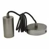 LUMISKY Lampes à Poser Support Suspension Filaire Acier Gris E27