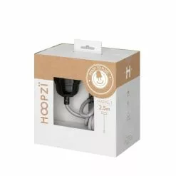 Hoopzi Suspensions Suspension 1 Fil électrique En Tissu Gris 2,5m Douille Noire -Luminaires Soldes suspension 1 fil electrique en tissu gris 2 5m douille noire 3