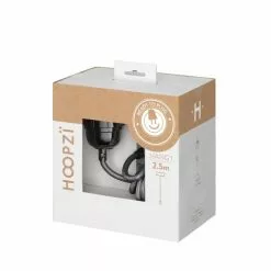 Hoopzi Suspensions Suspension 1 Fil électrique En Tissu Métal 2,5m Douille Noire -Luminaires Soldes suspension 1 fil electrique en tissu metal 2 5m douille noire 3