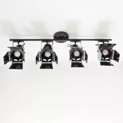 Maisons Du Monde Suspensions Suspension 4 Spots Orientables En Métal Noir -Luminaires Soldes suspension 4 spots orientables en metal noir 1000 6 5 146580 2