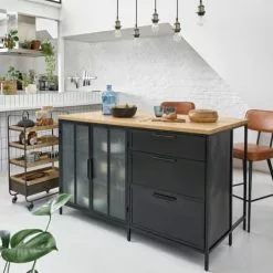 Maisons Du Monde Suspensions Suspension 5 Douilles En Métal Coloris Noir Et Laiton -Luminaires Soldes suspension 5 douilles en metal coloris noir et laiton 1000 9 38 165555 18