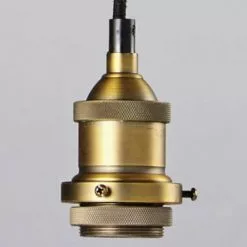 Maisons Du Monde Suspensions Suspension 5 Douilles En Métal Coloris Noir Et Laiton -Luminaires Soldes suspension 5 douilles en metal coloris noir et laiton 1000 9 38 165555 4