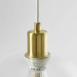 Maisons Du Monde Suspensions Suspension 5 Globes En Verre Et Métal Doré -Luminaires Soldes suspension 5 globes en verre et metal dore 1000 2 24 190674 5