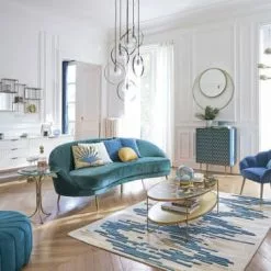 Maisons Du Monde Suspensions Suspension 6 Globes En Verre Et Métal Doré -Luminaires Soldes suspension 6 globes en verre et metal dore 1000 14 24 202892 4