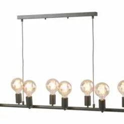 It's About Romi Suspensions Suspension 8 Lumières Métal Vert L105cm -Luminaires Soldes suspension 8 lumieres metal vert l105cm 4