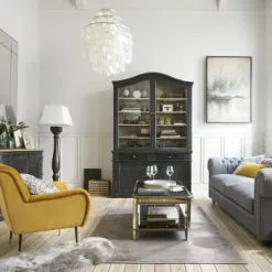 Maisons Du Monde Suspensions Suspension à Pampilles En Nacre Et Métal Doré -Luminaires Soldes suspension a pampilles en nacre et metal dore 1000 14 29 201175 3