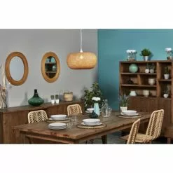 ATHM DESIGN Suspensions Suspension Abat Jour Bambou Beige -Luminaires Soldes suspension abat jour bambou beige 3