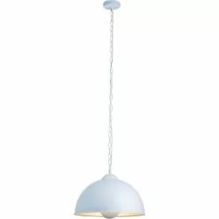 ATHM DESIGN Suspensions Suspension Abat Jour Métal Blanc -Luminaires Soldes suspension abat jour metal blanc 16