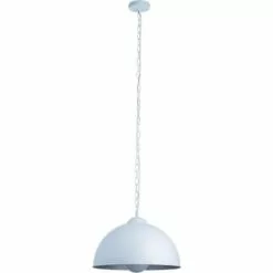 ATHM DESIGN Suspensions Suspension Abat Jour Métal Blanc -Luminaires Soldes suspension abat jour metal blanc 17