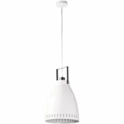 ATHM DESIGN Suspensions Suspension Abat Jour Métal Noir -Luminaires Soldes suspension abat jour metal blanc 3