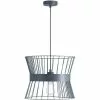 ATHM DESIGN Suspensions Suspension Abat Jour Métal Gris