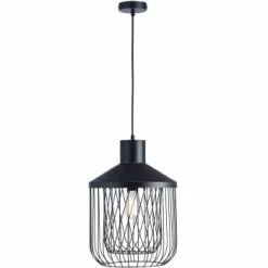 ATHM DESIGN Suspensions Suspension Abat Jour Métal Blanc -Luminaires Soldes suspension abat jour metal noir 16