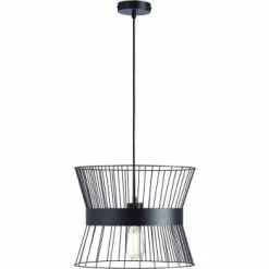 ATHM DESIGN Suspensions Suspension Abat Jour Métal Noir -Luminaires Soldes suspension abat jour metal noir 29