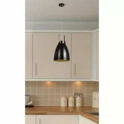 ATHM DESIGN Suspensions Suspension Abat Jour Métal Noir -Luminaires Soldes suspension abat jour metal noir 4