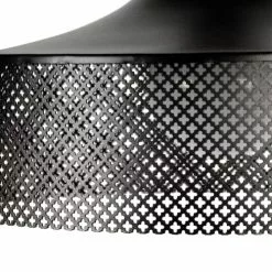 Tosel Suspensions Suspension Acier Noir -Luminaires Soldes suspension acier noir 8