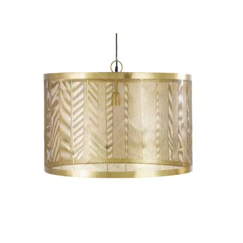 Maisons Du Monde Suspensions Suspension Avec Abat-jour En Métal Ciselé Doré D63 1 Maisons Du Monde Suspensions Suspension Avec Abat-jour En Métal Ciselé Doré D63