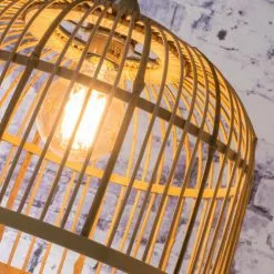 Good & Mojo Suspensions Suspension Bambou Naturel D40cm -Luminaires Soldes suspension bambou naturel d40cm 3