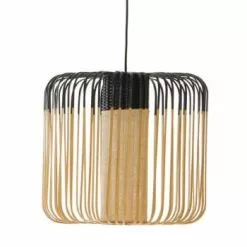 Forestier Suspensions Suspension Bambou Vert D45cm H40cm -Luminaires Soldes suspension bambou noir d45cm h40cm