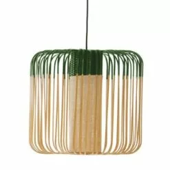 Forestier Suspensions Suspension Bambou Vert D45cm H40cm -Luminaires Soldes suspension bambou vert d45cm h40cm 3