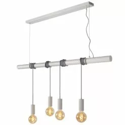 Lucide Suspensions Suspension Barre 4 Lumières En Métal L120cm 11 Lucide Suspensions Suspension Barre 4 Lumières En Métal L120cm -Luminaires Soldes suspension barre 4 lumieres en metal l120cm 4