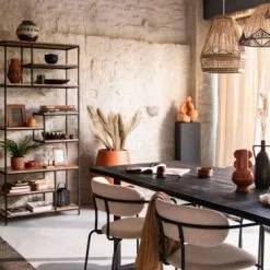 Maisons Du Monde Suspensions Suspension Beige Et Noire -Luminaires Soldes suspension beige et noire 1000 4 25 210396 2