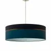 Abat-jours Suspensions Suspension Bicolore Bleu T 65 X H 25