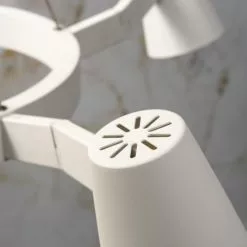 It's About Romi Lustres Suspension Blanche 5 Lampes -Luminaires Soldes suspension blanche 5 lampes 2