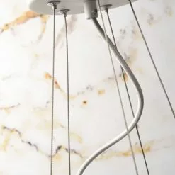 It's About Romi Lustres Suspension Blanche 5 Lampes -Luminaires Soldes suspension blanche 5 lampes 4