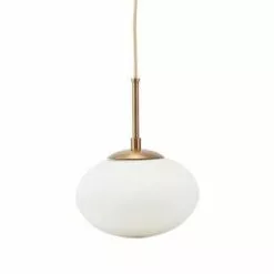 House Doctor Suspensions Lampe Suspension Vintage En Verre Gris Small 22cm -Luminaires Soldes suspension blanche small 22cm