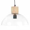 Maisons Du Monde Suspensions Suspension Bois De Manguier Beige Et Verre D30