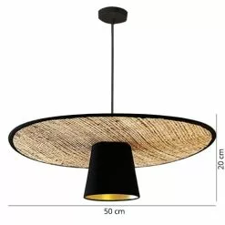 Abat-jours Suspensions Suspension Boléro T 50 X H 20 6 Abat-jours Suspensions Suspension Boléro T 50 X H 20 -Luminaires Soldes suspension bolero t 50 x h 20 2