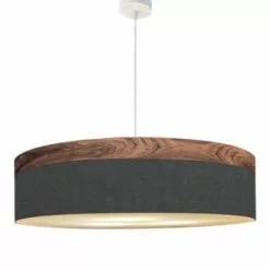 Abat-jours Suspensions Suspension Boobby Slim Taupe T 65 X H 20 -Luminaires Soldes suspension boobby slim gris souris t 65 x h 20 1