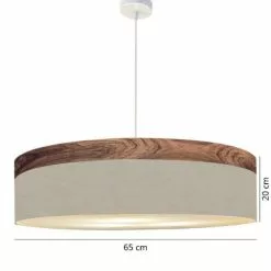 Abat-jours Suspensions Suspension Boobby Slim Taupe T 65 X H 20 -Luminaires Soldes suspension boobby slim taupe t 65 x h 20 2