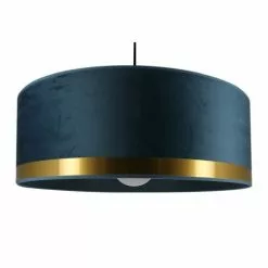 Metropolight Suspensions Suspension Cylindre Velours D58cm
