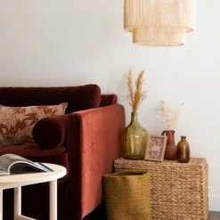 Maisons Du Monde Suspensions Suspension Double En Rotin D38 -Luminaires Soldes suspension double en rotin d38 1000 6 7 207508 2